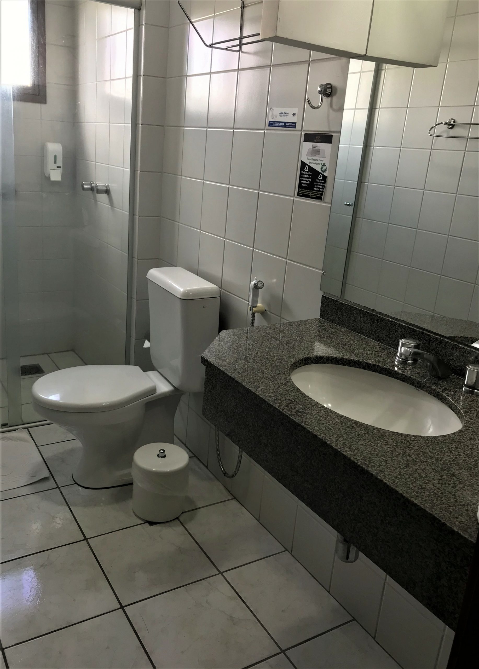 Banheiro do apartamento Luxo